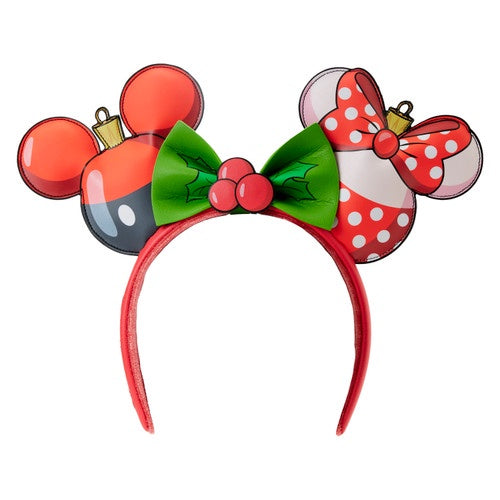 LOUNGEFLY : DISNEY - Minnie Mouse Ornament Ears Headband