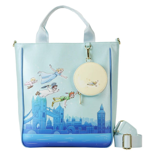 LOUNGEFLY : DISNEY - Peter Pan You Can Fly Glow Tote Bag