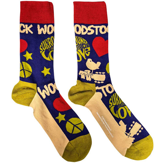 WOODSTOCK - Surround Yourself Navy Socks (7-11)