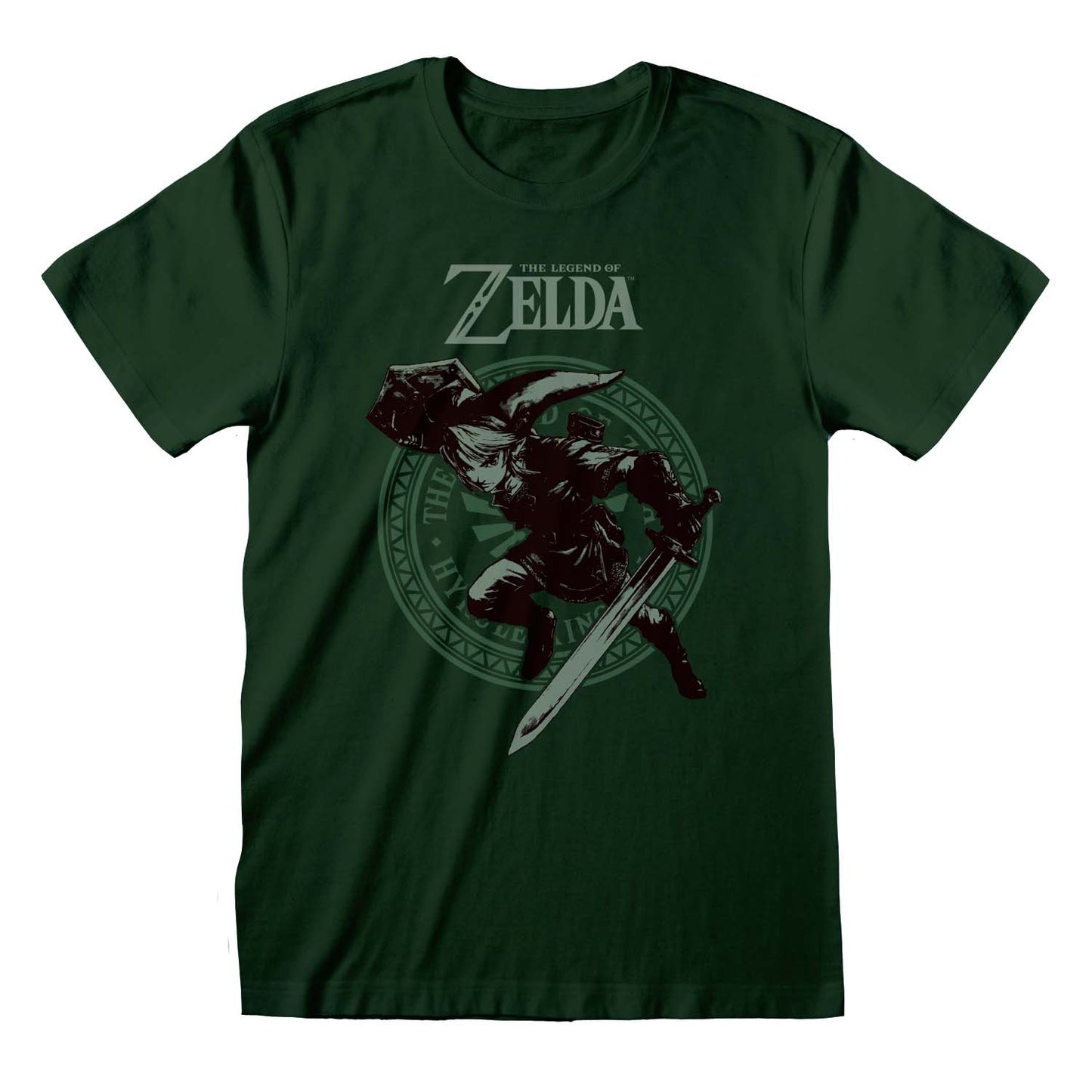 ZELDA - Link Pose Green T-Shirt