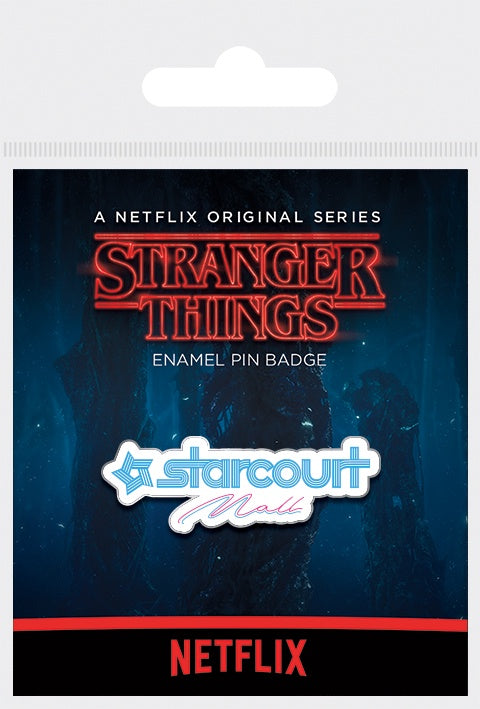 STRANGER THINGS - Starcourt Mall Enamel Pin Badge