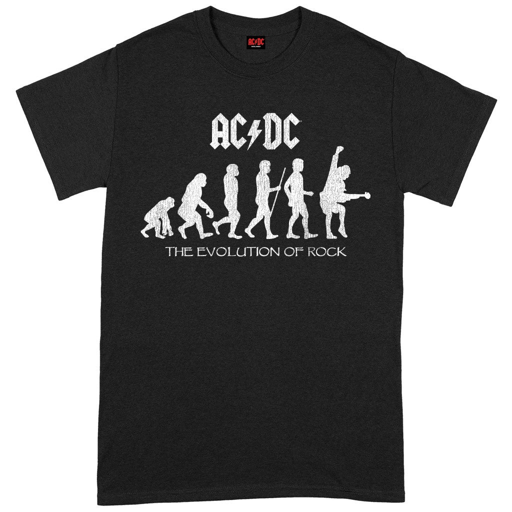 AC/DC - Evolution Of Rock Black T-Shirt