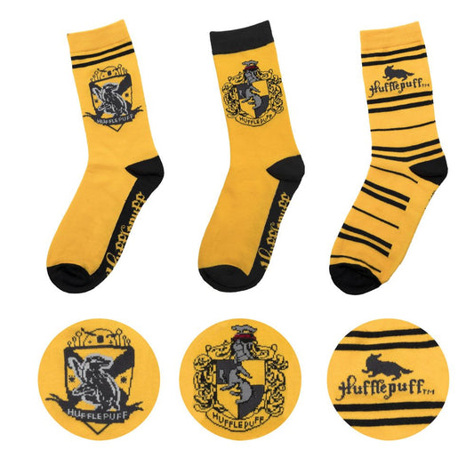 HARRY POTTER - Hufflepuff 3-pack socks