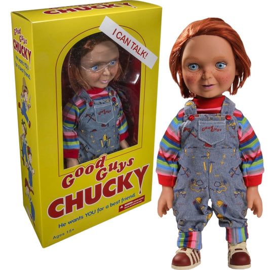 CHILD'S PLAY - Good Guy Chucky Talking Mezco Figure 15"