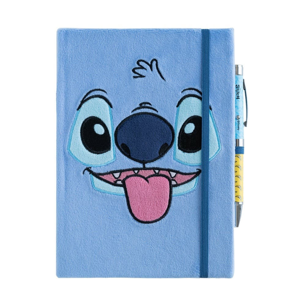 DISNEY : LILO & STITCH - Stitch Plush A5 Notebook With Projector Pen