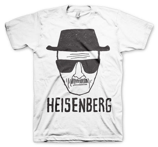BREAKING BAD - Heisenberg Sketch Head White T-Shirt