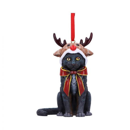 LISA PARKER - Reindeer Cat Hanging Christmas Decoration