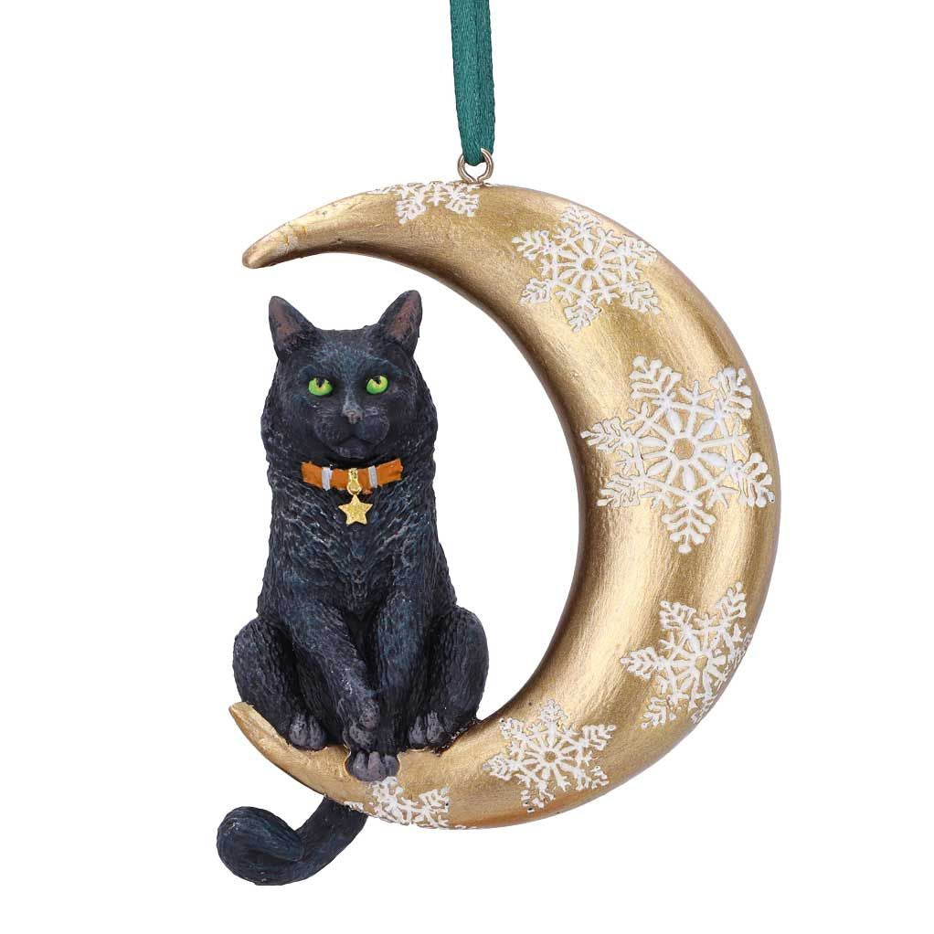 LISA PARKER - Moon Cat Hanging Christmas Decoration