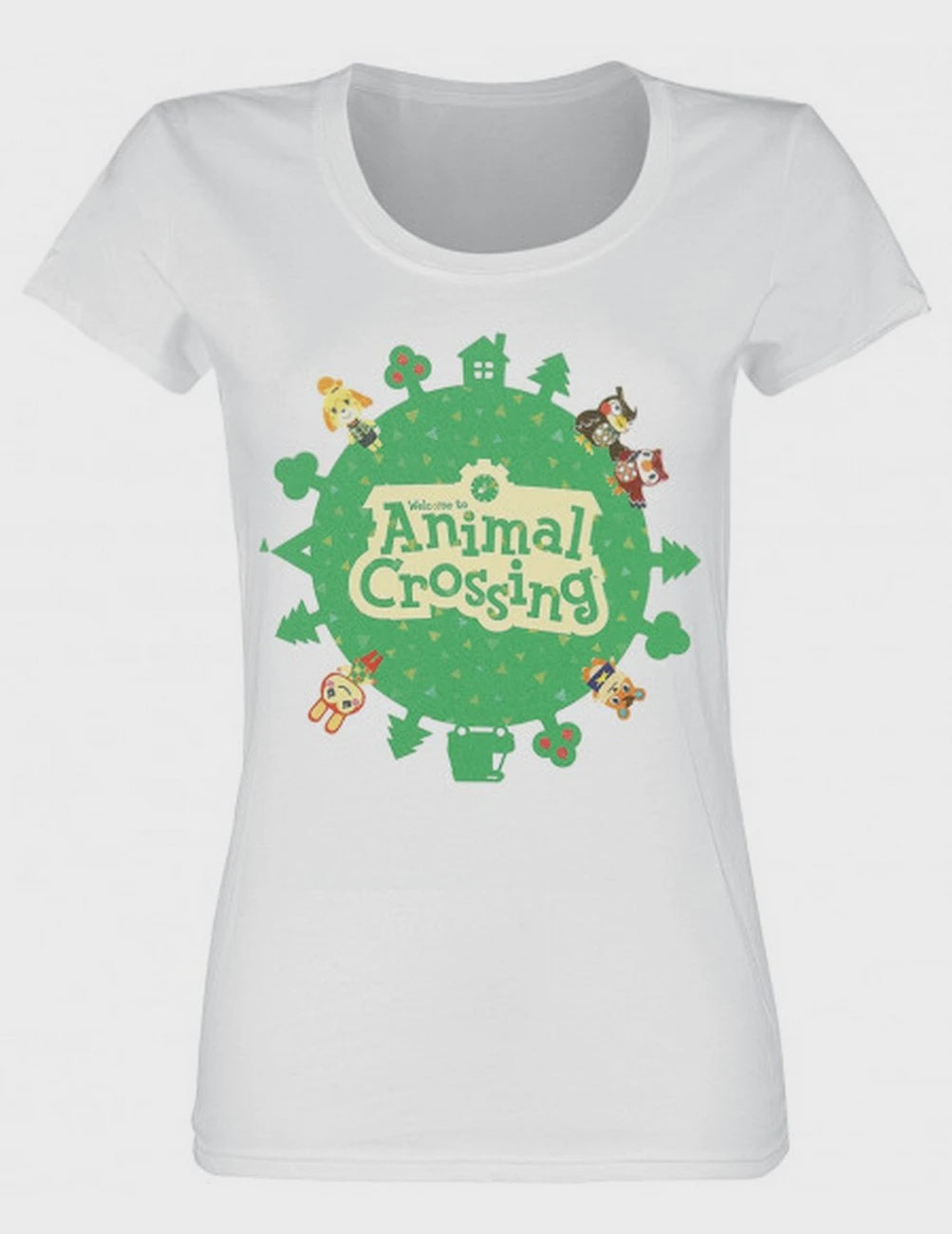 ANIMAL CROSSING - Logo fitted t-shirt