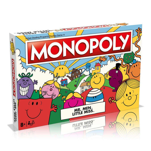 Mr. Men and Little Miss themed Monopoly board game with colourful illustrations