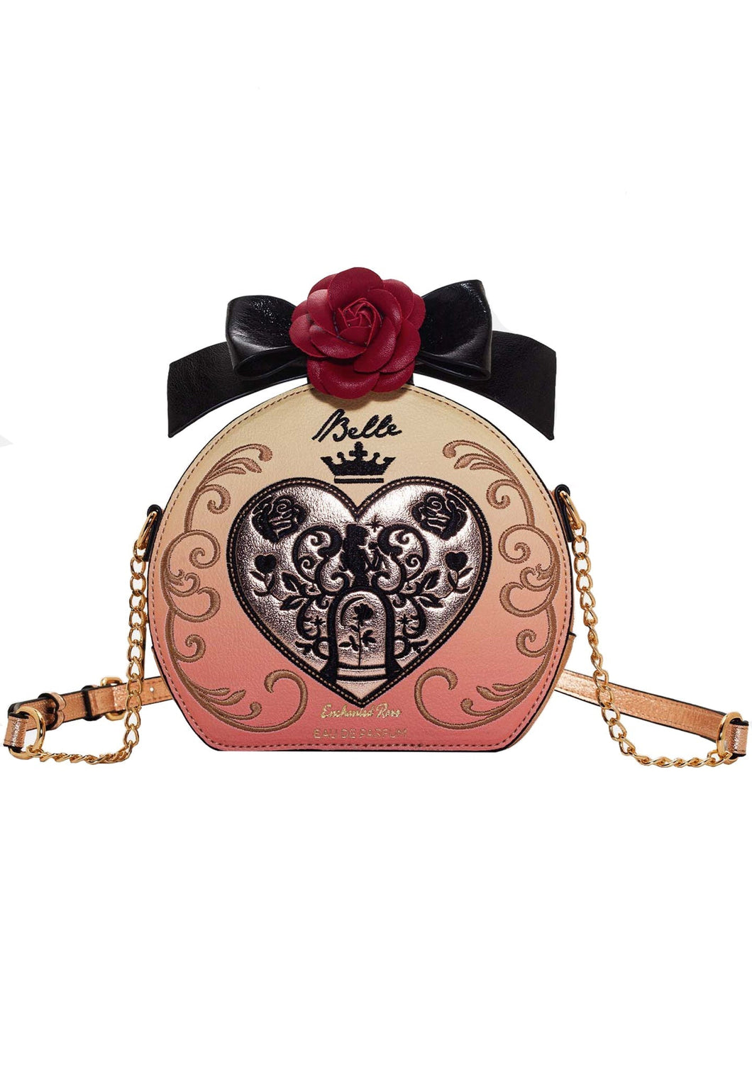 DANIELLE NICOLE : DISNEY - Belle's Enchanted Perfume Crossbody Bag
