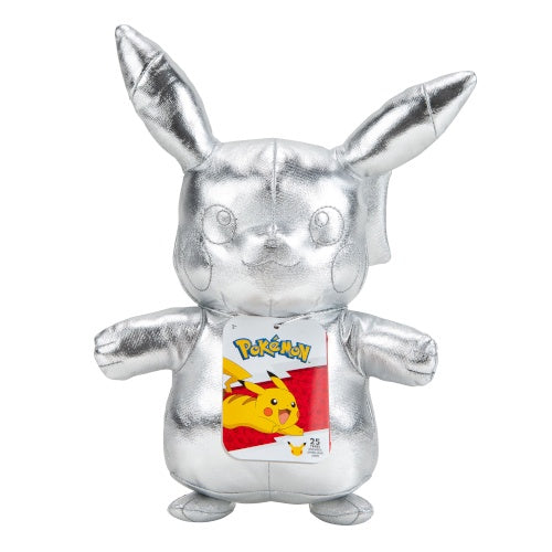 POKEMON - Pikachu 25th Anniversary 8" Silver Plush
