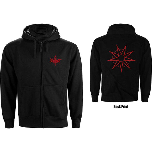 SLIPKNOT - 9 Pointed Star Fitted Hoodie