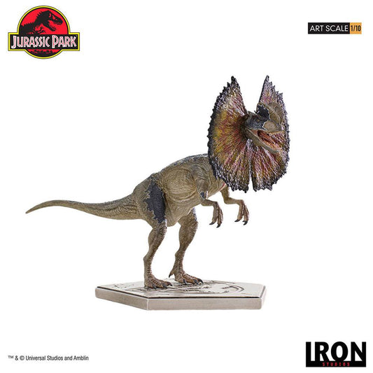 JURASSIC PARK - 1/10 Dilophosaurus Iron Studios Figure