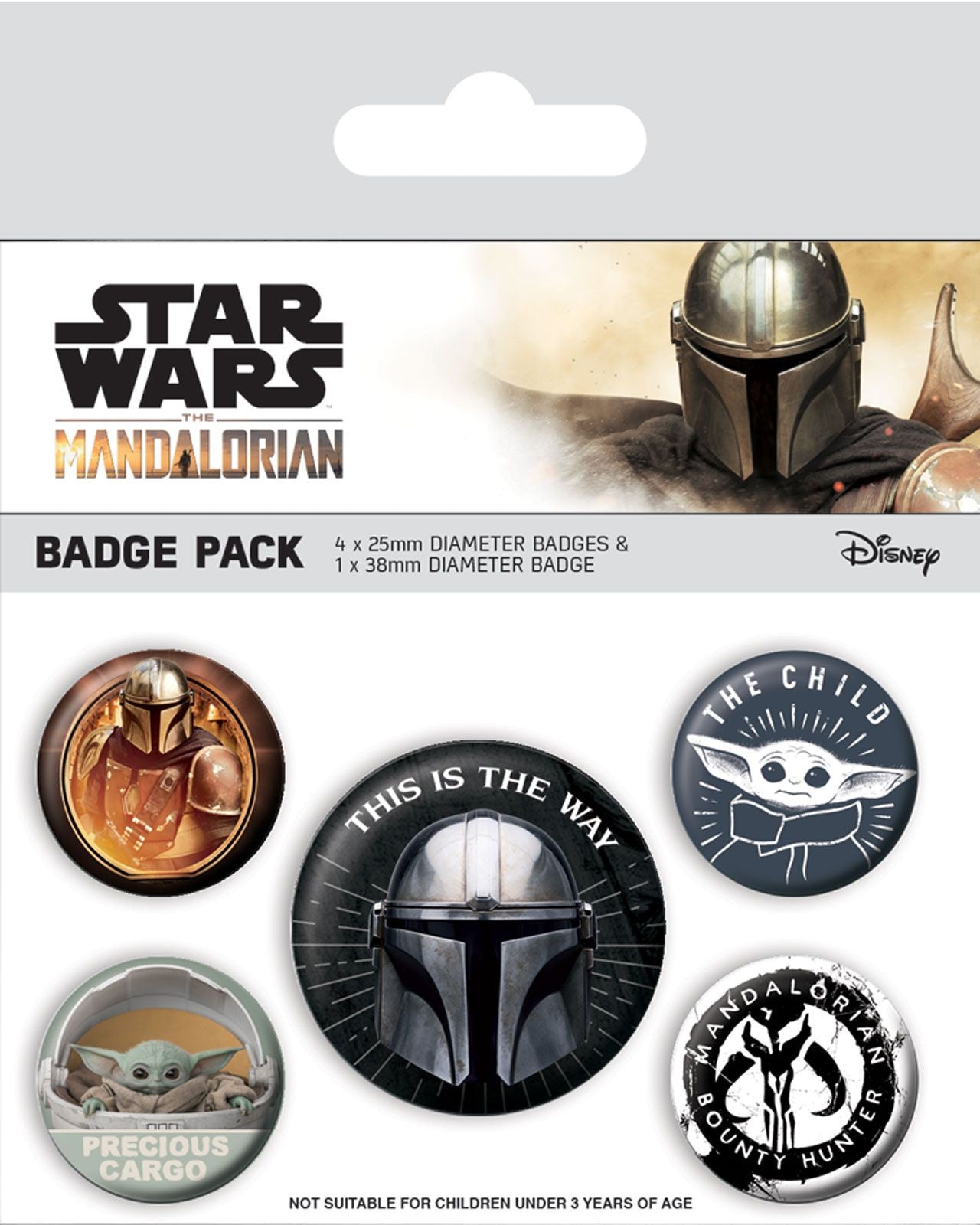 STAR WARS : MANDALORIAN - This is the Way Badge Pack