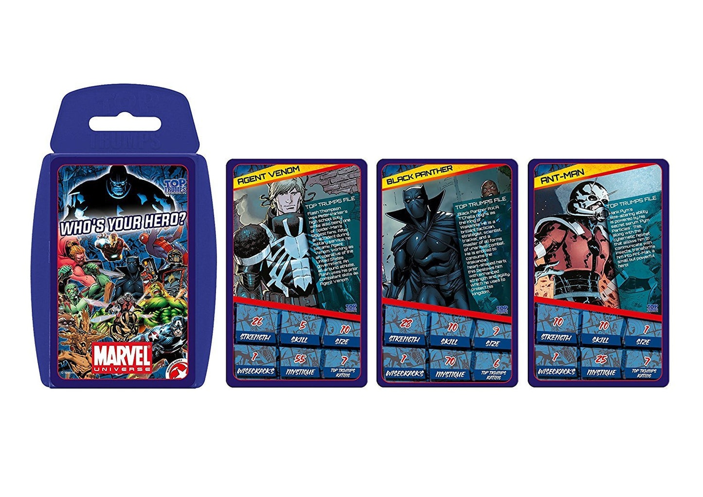 TOP TRUMPS - Marvel Universe Who is Your Hero?