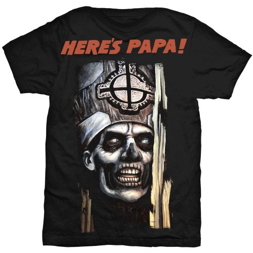 GHOST - Here's Papa Back Print T-Shirt