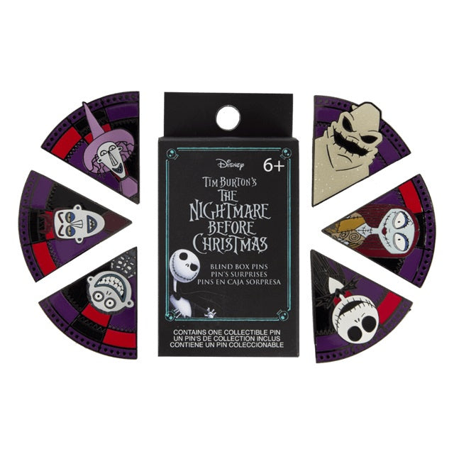 LOUNGEFLY : NIGHTMARE BEFORE CHRISTMAS - Oogie Boogie Wheel Blind Box Single Enamel Pin