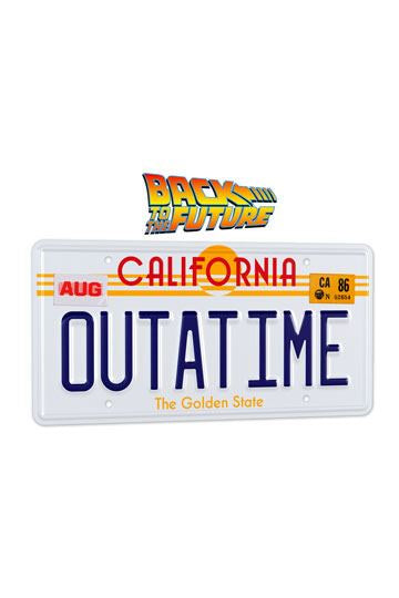 BACK TO THE FUTURE - Outatime License Plate Replica