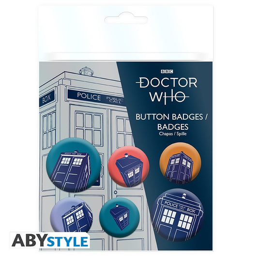DOCTOR WHO - Tardis Badge Pack