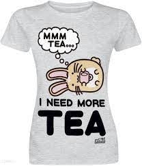 FUZZBALLS - I Need More Tea Fitted T-Shirt