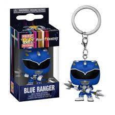 POWER RANGERS - Blue Ranger (MMPR 30th Anniversary) Funko Pocket Pop! Keychain