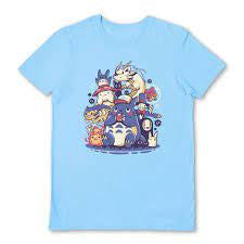 ILUSTRATA - Creatures Spirits & Friends Blue T-Shirt