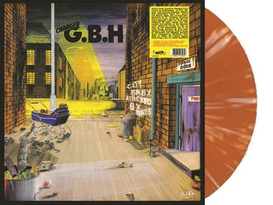 G.B.H - City Baby Attacked By Rats Splatter Vinyl Album