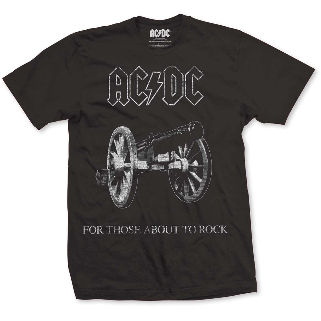 AC/DC - For Those About To Rock Black T-Shirt