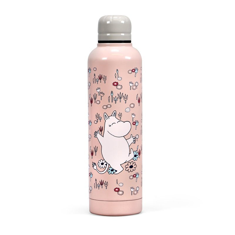 MOOMIN - Pink Metal Water Bottle