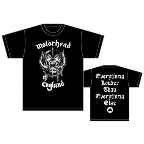 MOTORHEAD - England Backprint T-Shirt
