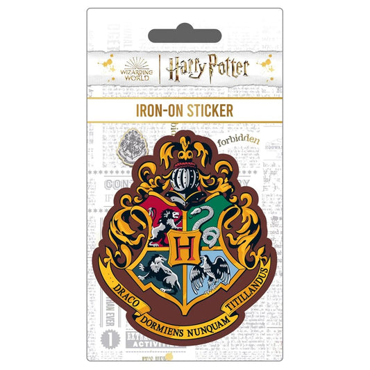 HARRY POTTER - Hogwarts Crest Iron On Patch