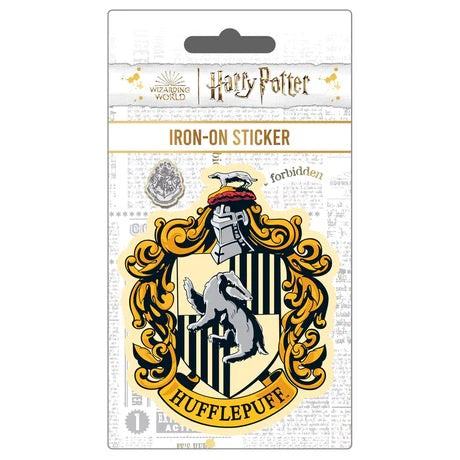 HARRY POTTER - Hufflepuff Crest Iron On Patch