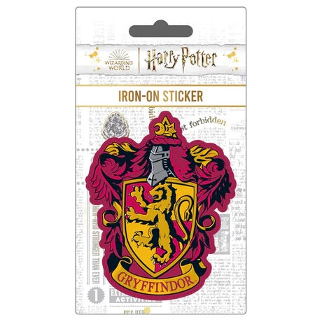 HARRY POTTER - Gryffindor Crest Iron On Patch