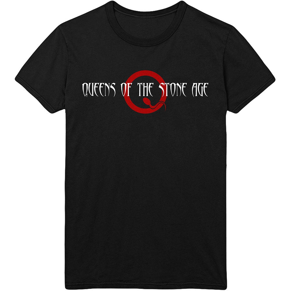QUEENS OF THE STONE AGE - Text Logo Black T-Shirt
