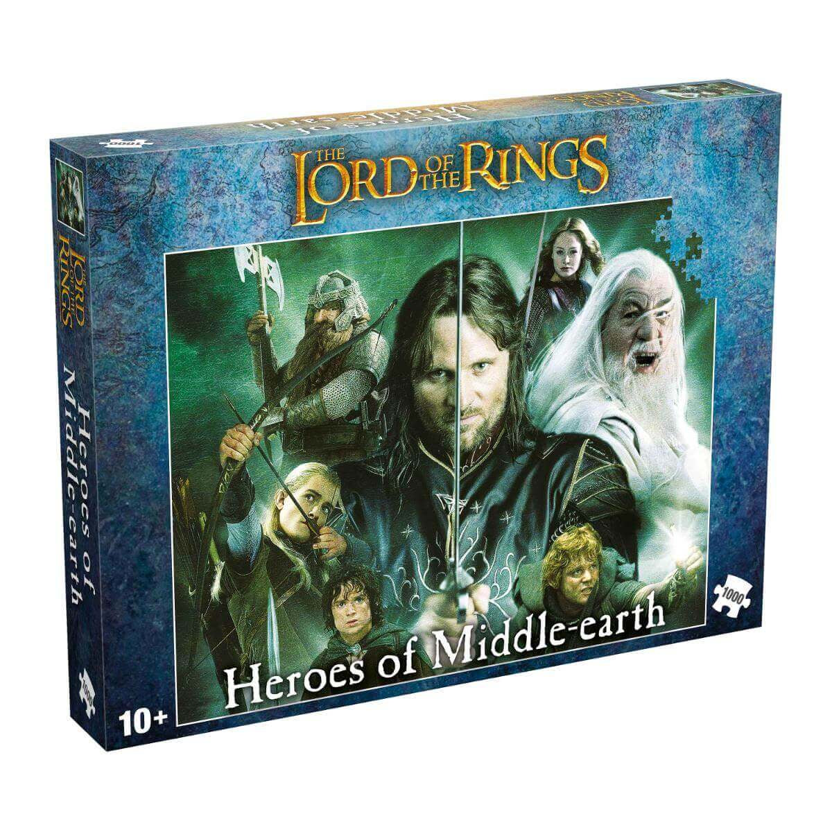 LORD OF THE RINGS - Heroes Of Middle Earth 1000 Piece Jigsaw Puzzle
