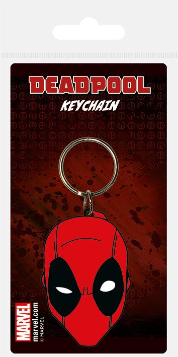 MARVEL: DEADPOOL - Face Rubber Keyring