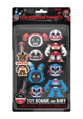 FIVE NIGHTS AT FREDDY'S - Toy Bonnie & Baby Snaps! Funko Figure 2 Pack