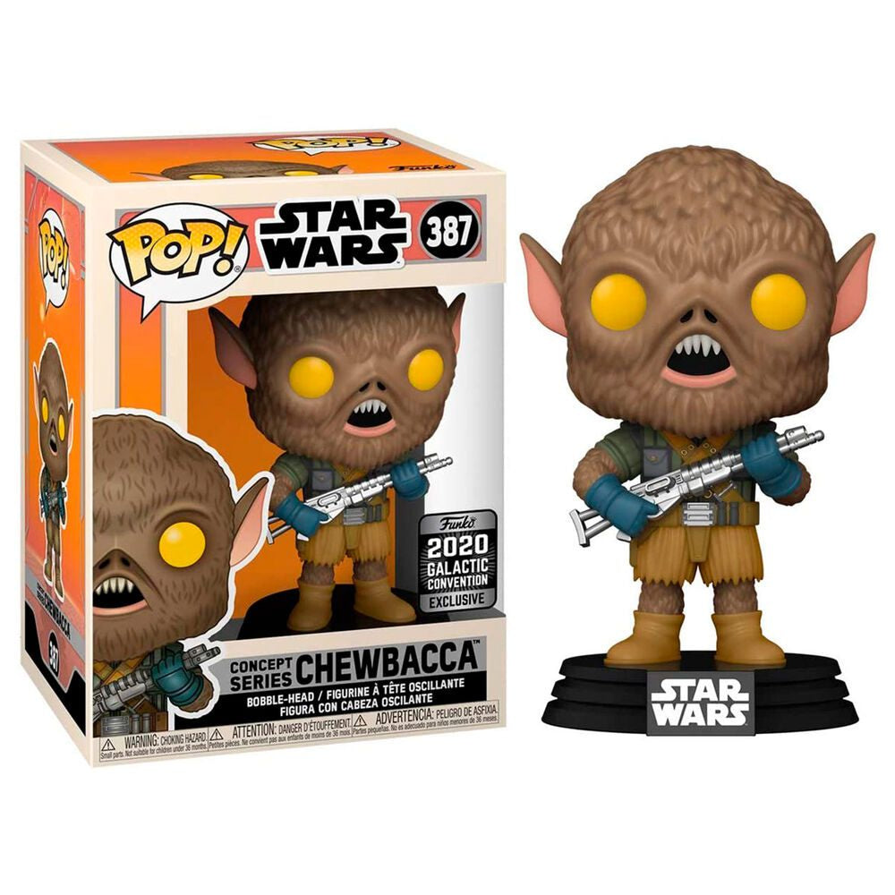 STAR WARS - Chewbacca (Concept Series) #387 2020 Galactic Con Exclusive Funko Pop!