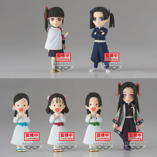 DEMON SLAYER - Butterfly Estate World Collectible Figure set featuring characters from the anime series