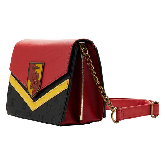 LOUNGEFLY : HARRY POTTER - Gryffindor Chain Strap Cross Body Bag