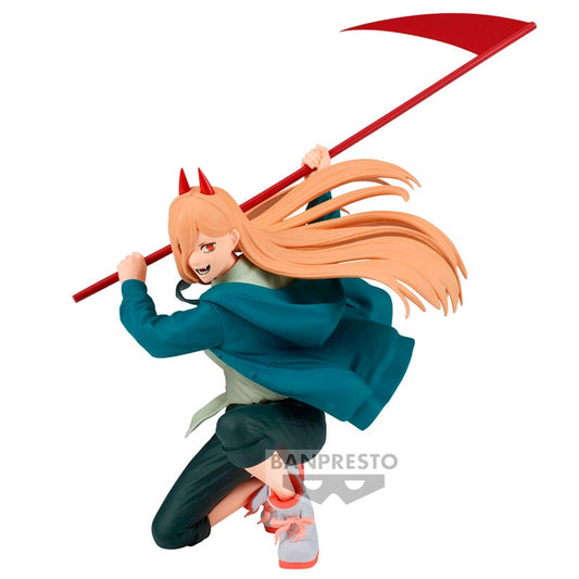 Collectible figure of Power from CHAINSAW MAN anime series wielding her signature weapon