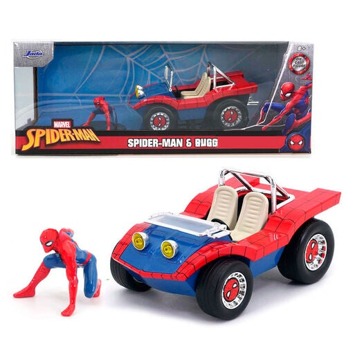 MARVEL : SPIDER-MAN - Spider-Man & Buggy Diecast Car & Figure