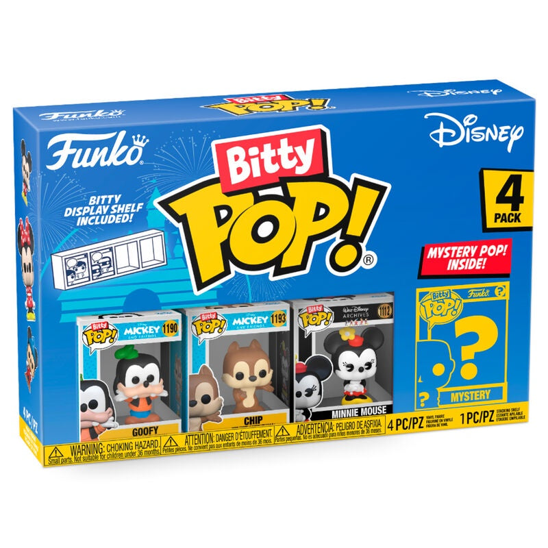 DISNEY - Goofy Bitty Funko Pop! 4-Pack