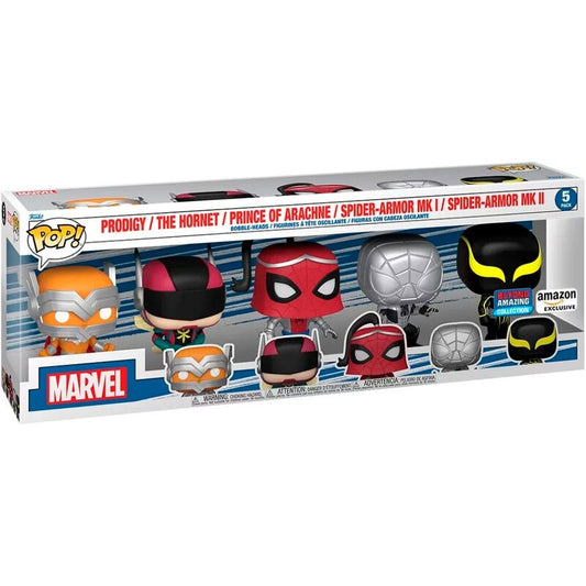 MARVEL : SPIDER-MAN - Spider-Man Exclusive Funko Pop! 5 Pack