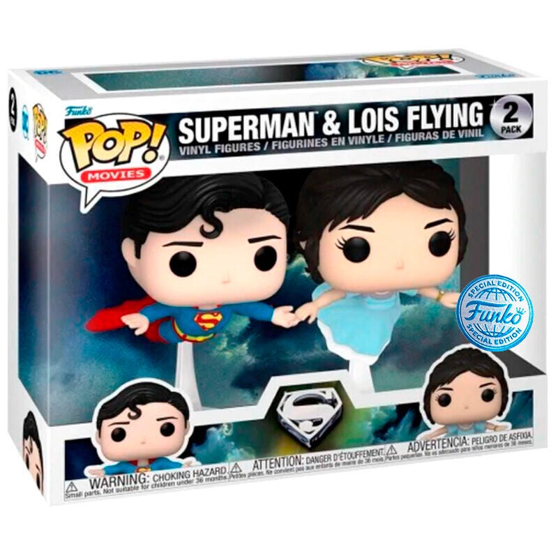 DC : SUPERMAN - SuperMan & Lois Flying Funko Pop! 2 Pack