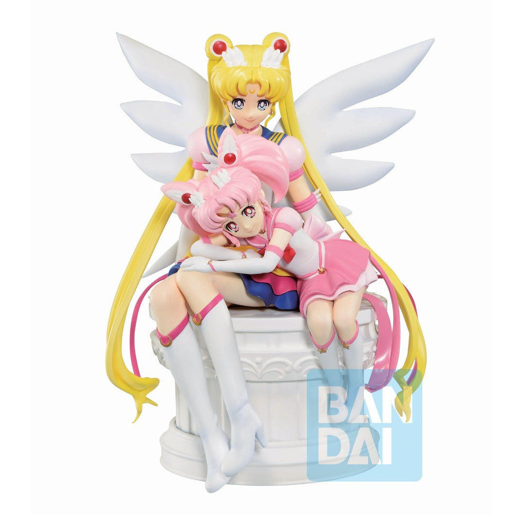 SAILOR MOON - Sailor Moon & Sailor Chibi Moon Ichibansho Bandai Figure