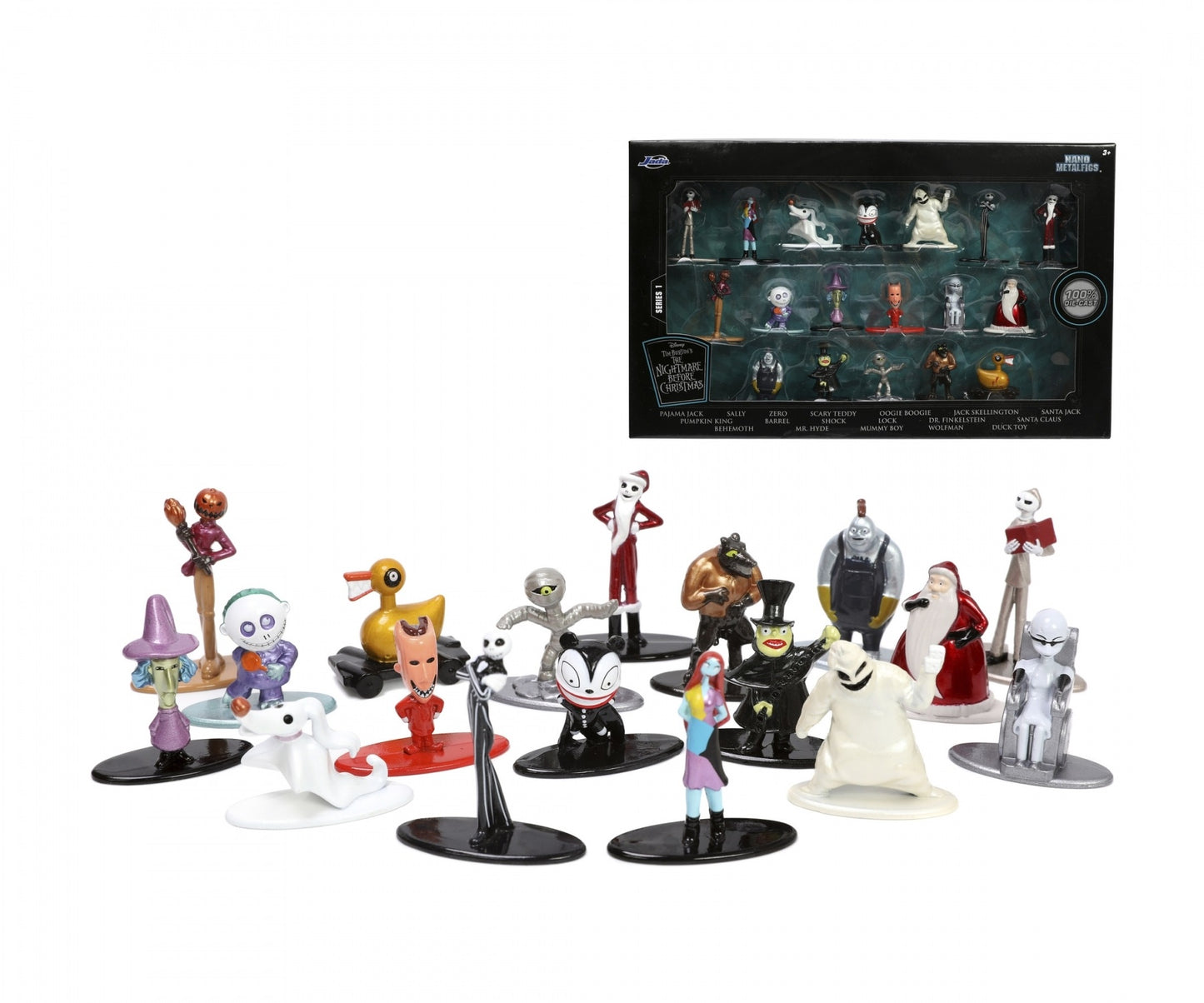 NIGHTMARE BEFORE CHRISTMAS - Nano Figures Multipack