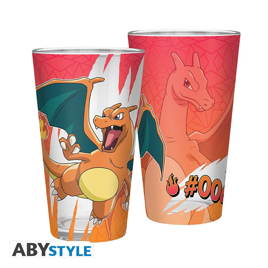 POKEMON - Charizard Large Glass