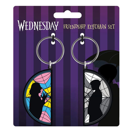 WEDNESDAY - Wednesday/Enid Window Rubber Keyring 2-Pack